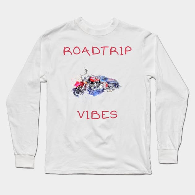 Roadtrip vibes Long Sleeve T-Shirt by IOANNISSKEVAS